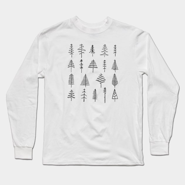 Trees Trees & MORE TREES!!! Long Sleeve T-Shirt by rtsukamoto